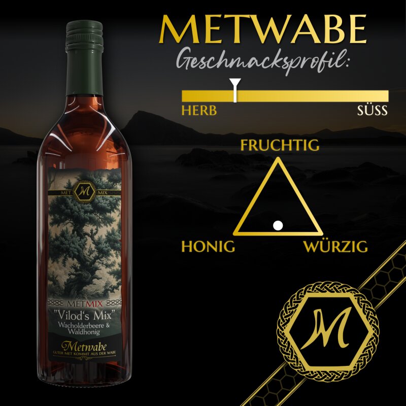 "Vilod`s Mix" with juniper berries & forest honey Mead Shop METWA