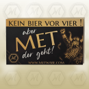 Kühlschrank Magnet "Kein Bier vor vier!"