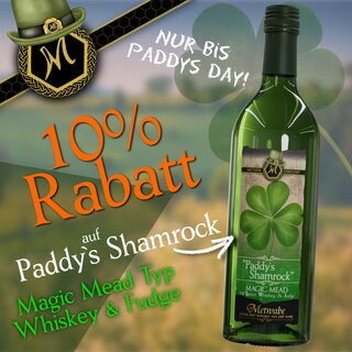 Paddys Shamrock Whisky & Fudge 0,75L 12,5% Vol