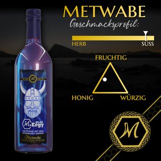 Blue M-ergy Magic Mead with Caffeine 0,75l 10%vol